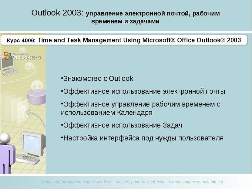 Outlook 2003: управление электронной почтой, рабочим временем и задачами Знак...