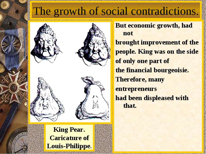 But economic growth, had not brought improvement of the people. King was on t...
