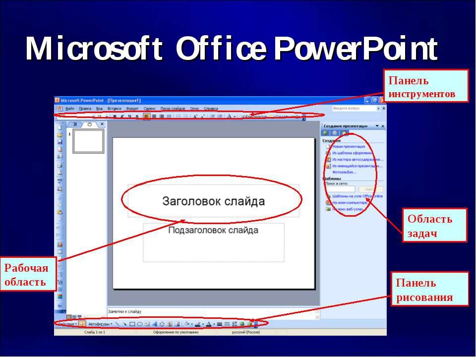 Разработка электронной презентации в программе microsoft office powerpoint