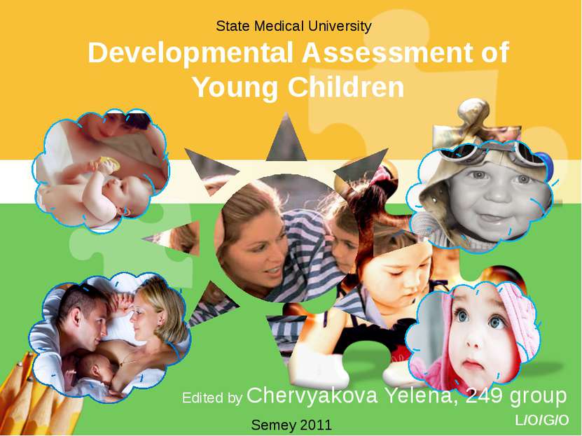 Developmental Assessment of Young Children Edited by Chervyakova Yelena, 249 ...