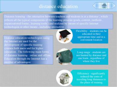 distance education Distance learning - the interaction between teachers and s...