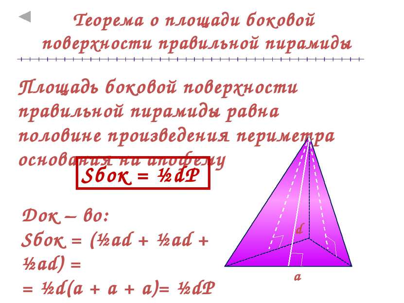 Усеченная пирамида называется правильной, если она получена сечением правильн...
