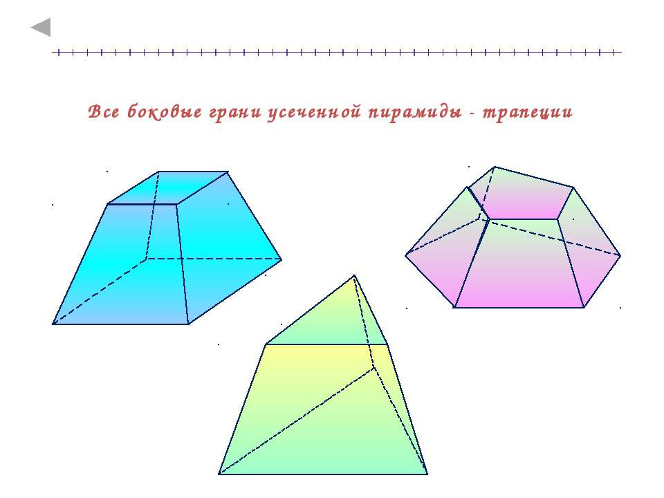 Усеченная пирамида схема