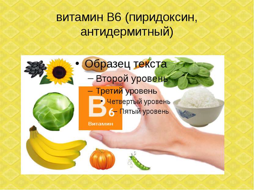 витамин В6 (пиридоксин, антидермитный)