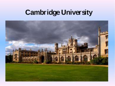  Cambridge University