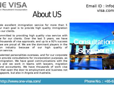 About US We provide excellent immigration service for more than 5 years. Our ...