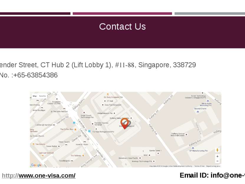 Contact Us 114 Lavender Street, CT Hub 2 (Lift Lobby 1), #11-88, Singapore, 3...