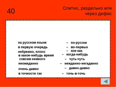 40 Слитно, раздельно или через дефис на русском языке в первую очередь небреж...