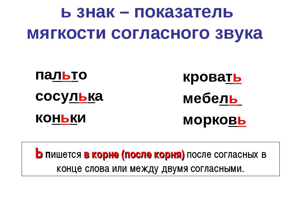 Правописание мягкого знака на конце после шипящих