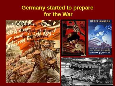 Germany started to prepare for the War