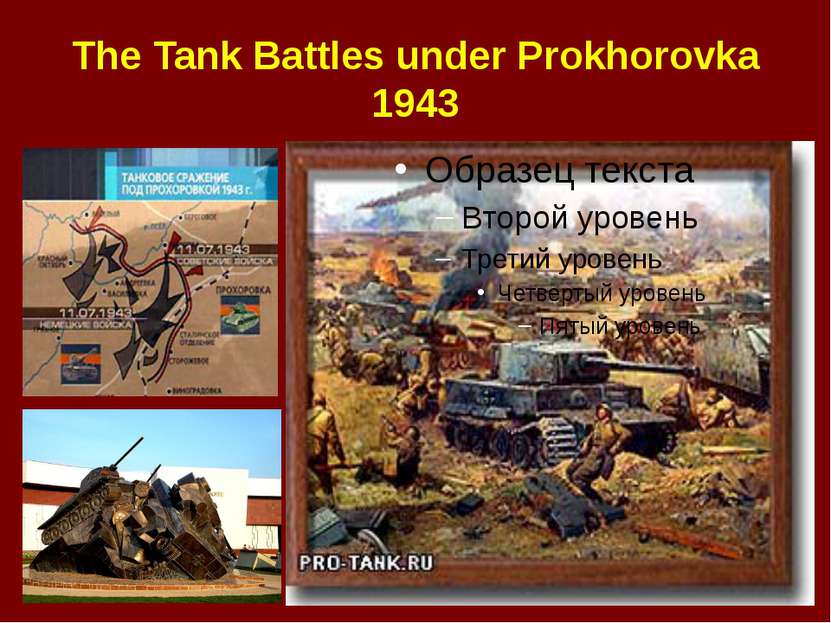 The Tank Battles under Prokhorovka 1943