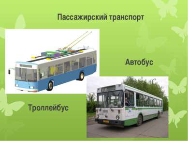 Автобус Троллейбус Пассажирский транспорт