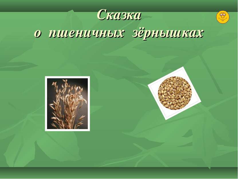 Сказка о пшеничных зёрнышках