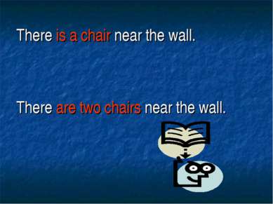 There is a chair near the wall. There are two chairs near the wall.