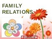 Family relations (Семейные отношения)