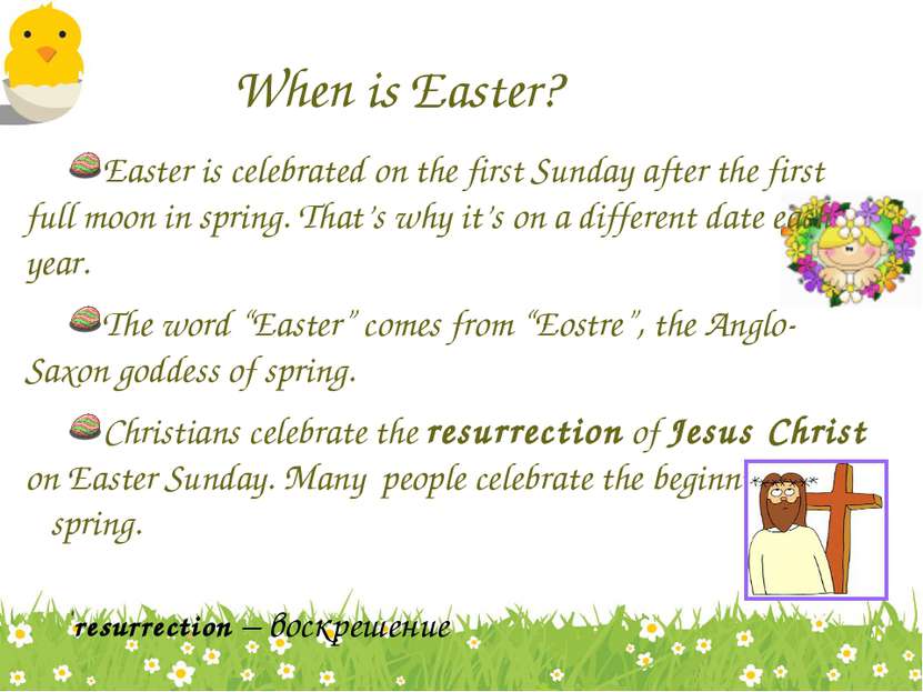 When is Easter? Easter is celebrated on the first Sunday after the first full...