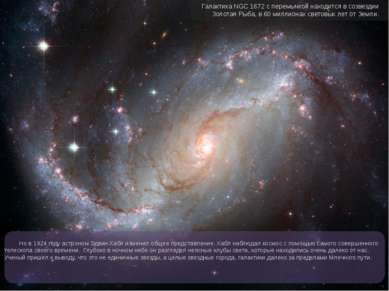 Но в 1924 году астроном Эдвин Хабл изменил общее представление. Хабл наблюдал...