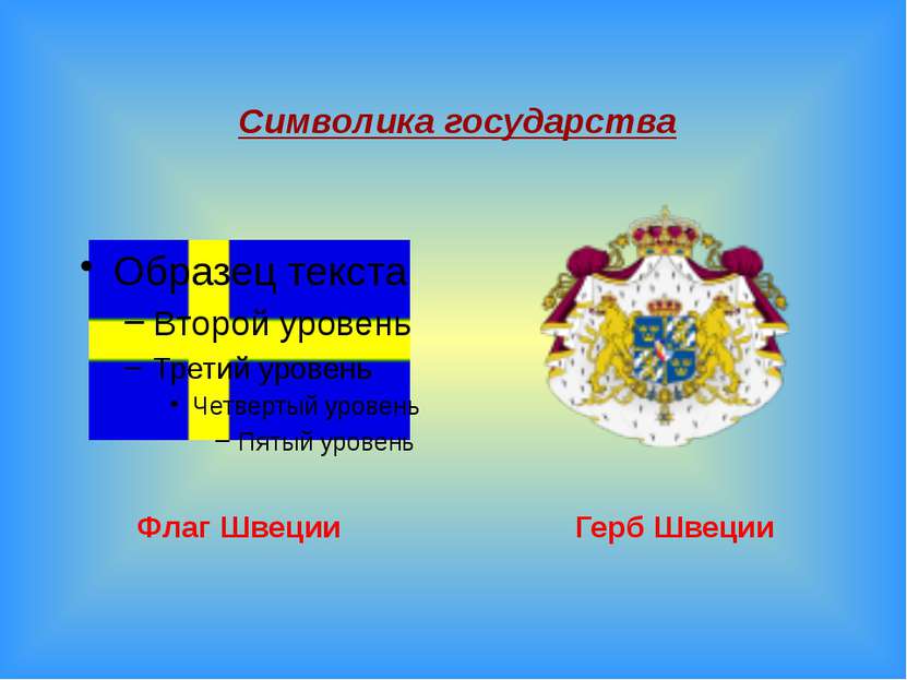 Флаг Швеции Герб Швеции Символика государства