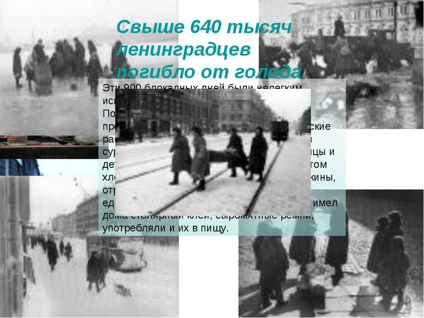 Эти 900 блокадных дней были нелегким испытанием для жителей Ленинграда. Посте...