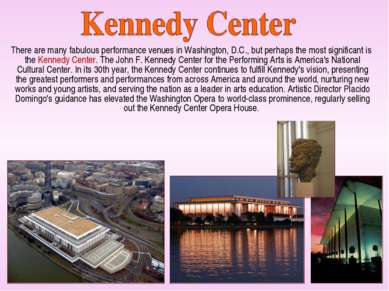 There are many fabulous performance venues in Washington, D.C., but perhaps t...