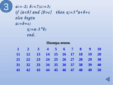   3 a:=-2; b:=7;c:=3; if (ac) then x:=3*a+b+c else begin a:=b+c; x:=a-3*b; en...
