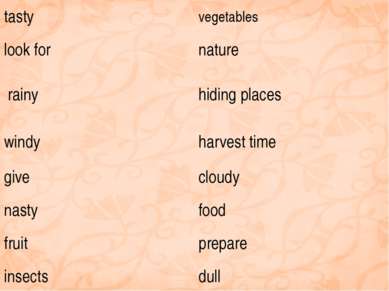 tasty vegetables look for nature rainy hiding places windy harvest time give ...