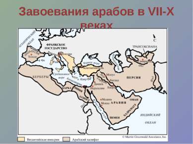 Завоевания арабов в VII-X веках