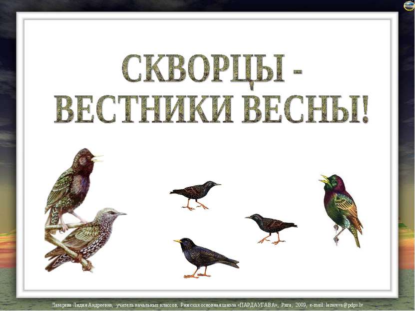 Лазарева Лидия Андреевна, учитель начальных классов, Рижская основная школа «...