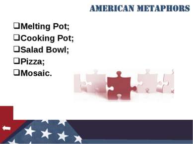 Melting Pot; Cooking Pot; Salad Bowl; Pizza; Mosaic.