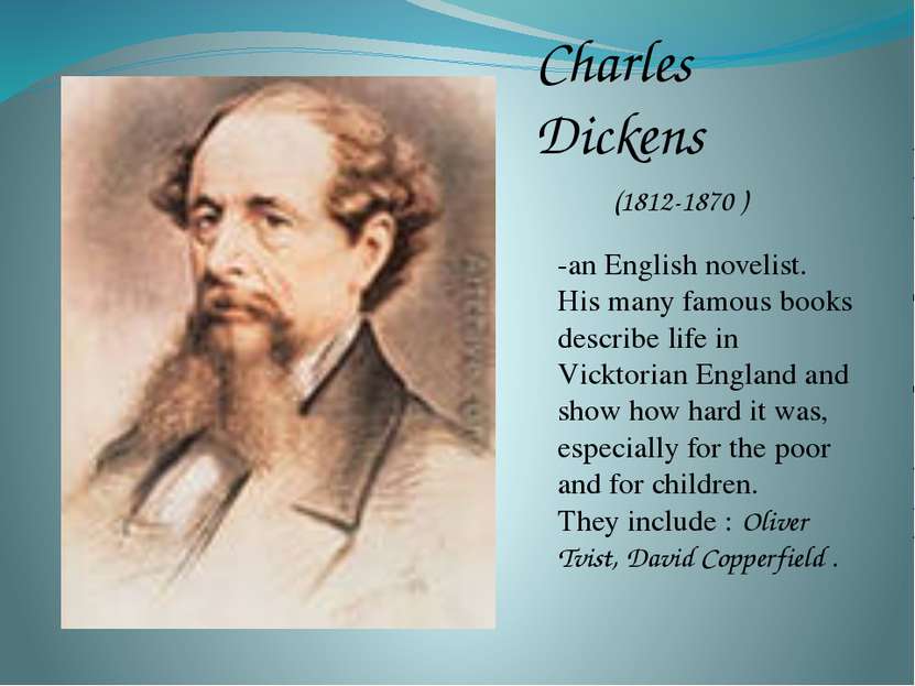 Реферат: How Charles Dickens