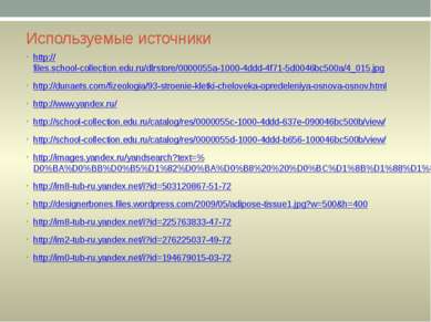 Используемые источники http://files.school-collection.edu.ru/dlrstore/0000055...