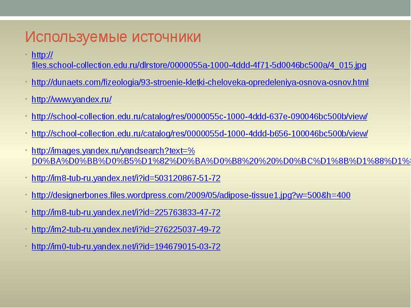 Используемые источники http://files.school-collection.edu.ru/dlrstore/0000055...