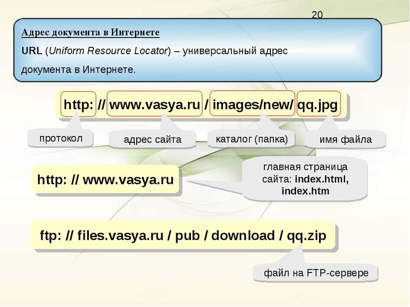 http: // www.vasya.ru / images/new/ qq.jpg адрес сайта каталог (папка) имя фа...