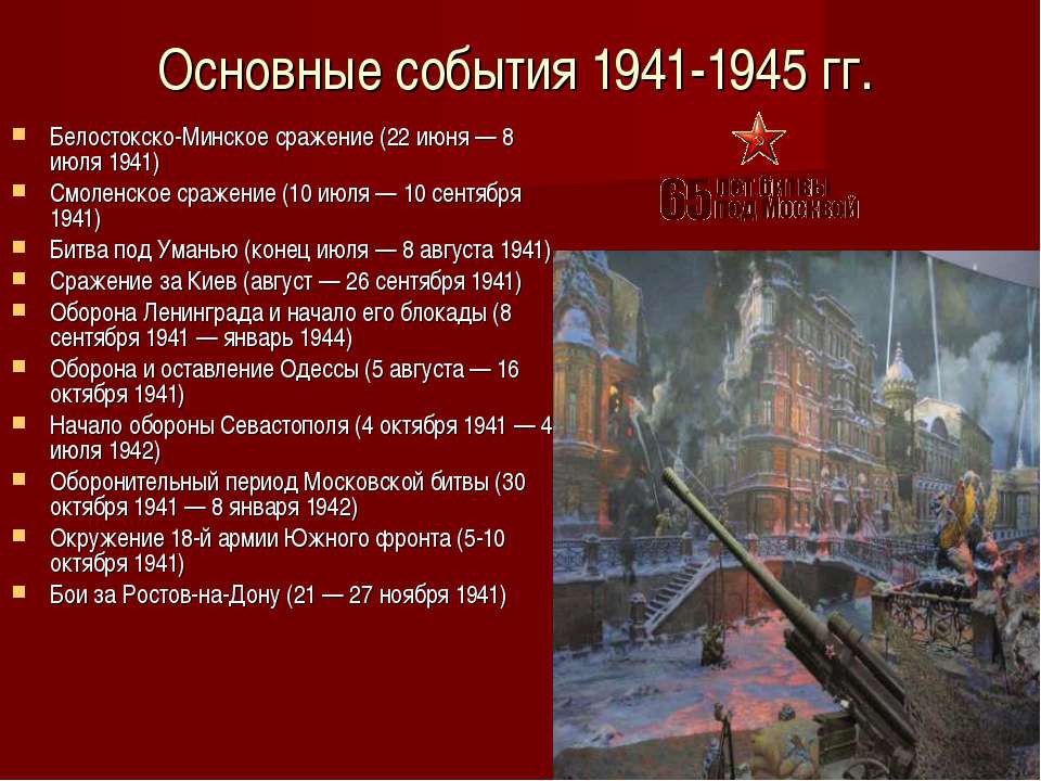 10 июля 10 сентября 1941 событие. Белостокско-Минское сражение 1941. Июнь 1945 событие. Основные события 1941.