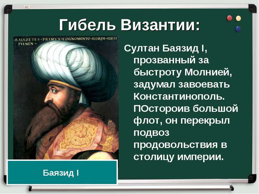 Гибель Византии: Султан Баязид I, прозванный за быстроту Молнией, задумал зав...