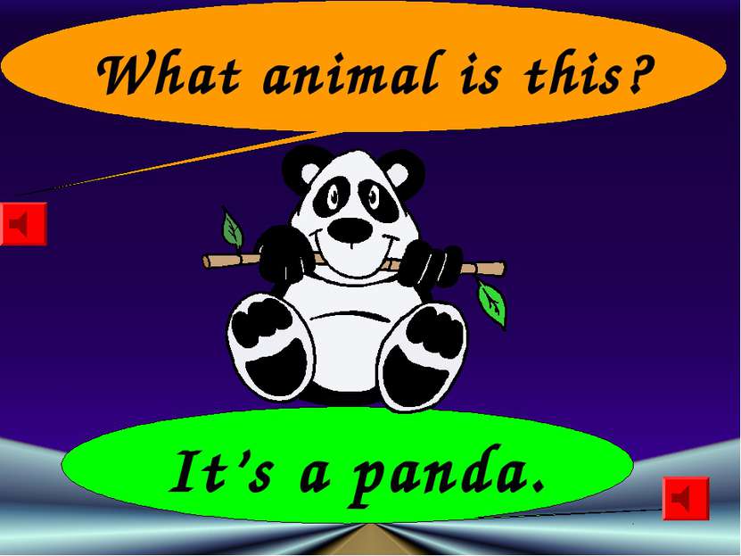 What animal is this? It’s a panda.