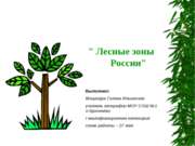 Лесные зоны России