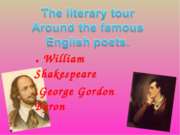William Shakespeare and George Gordon Byron