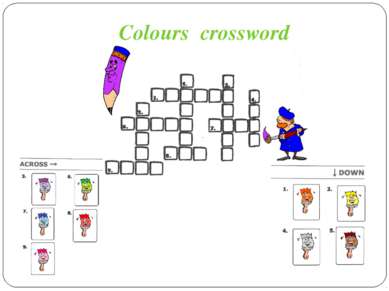 Colours crossword
