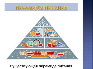 Существующая пирамида питания