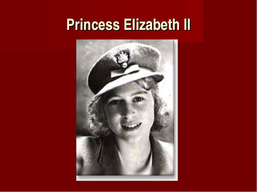 Princess Elizabeth II