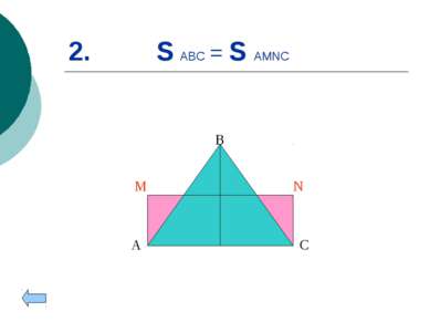 2. S ABC = S AMNC A B C M N