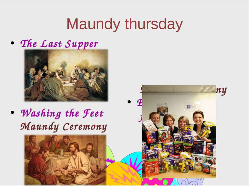 Maundy thursday The Last Supper Washing the Feet Maundy Ceremony Maundy Cerem...