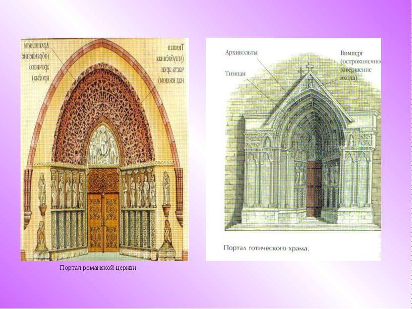 Портал романской церкви