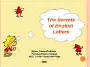 The Secrets of English Letters (Секреты английских букв)