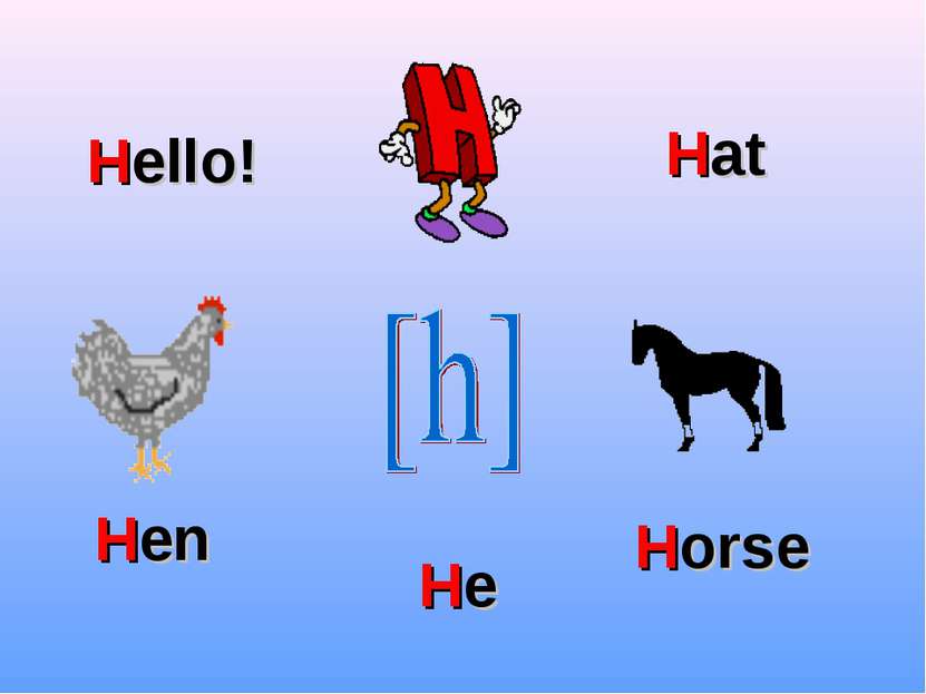 Hello! He Hen Horse Hat