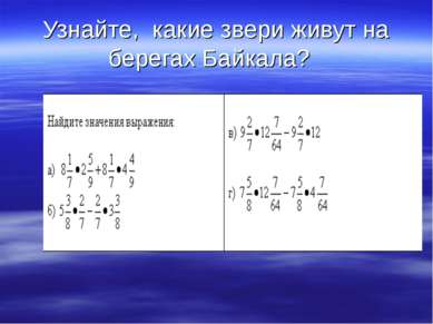Узнайте, какие звери живут на берегах Байкала?