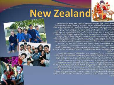 Traditionally, many New Zealand Intermediate and high schools have followed t...