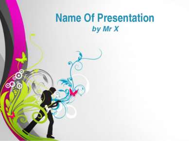 Free Powerpoint Templates Name Of Presentation by Mr X Free Powerpoint Templa...
