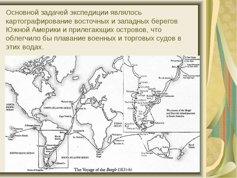Основной задачей экспедиции являлось картографирование восточных и западных б...